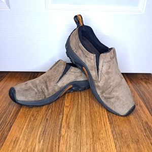 Merrell Jungle Moc Brown Gunsmoke Slip On Women's Size 7.5